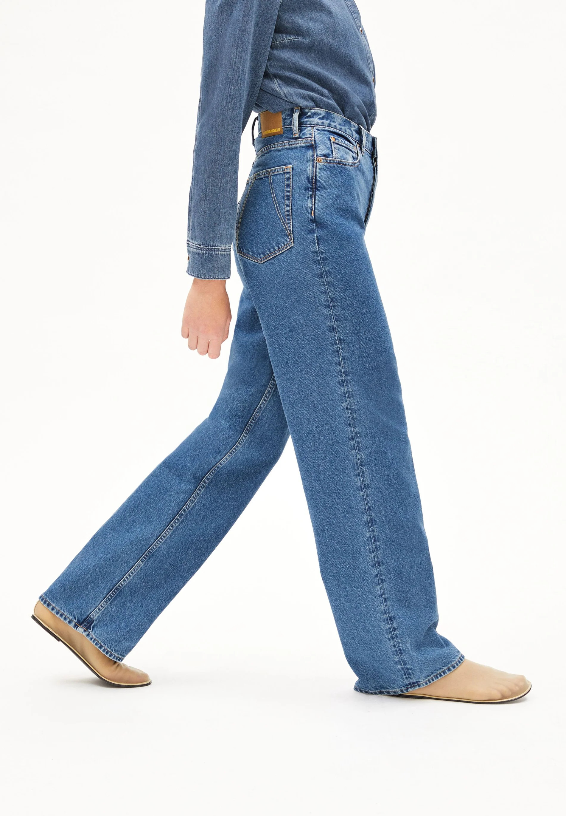 "ENIJAA HIGH WAIST WIDE JEANS 100% recycelte Baumwolle Non Stretch" | ArmedAngels (DE)