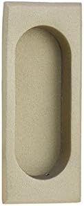 Emtek 2201 4 Inch High Solid Brass Rectangular Flush Pull for Sliding Doors, Satin Nickel | Amazon (US)