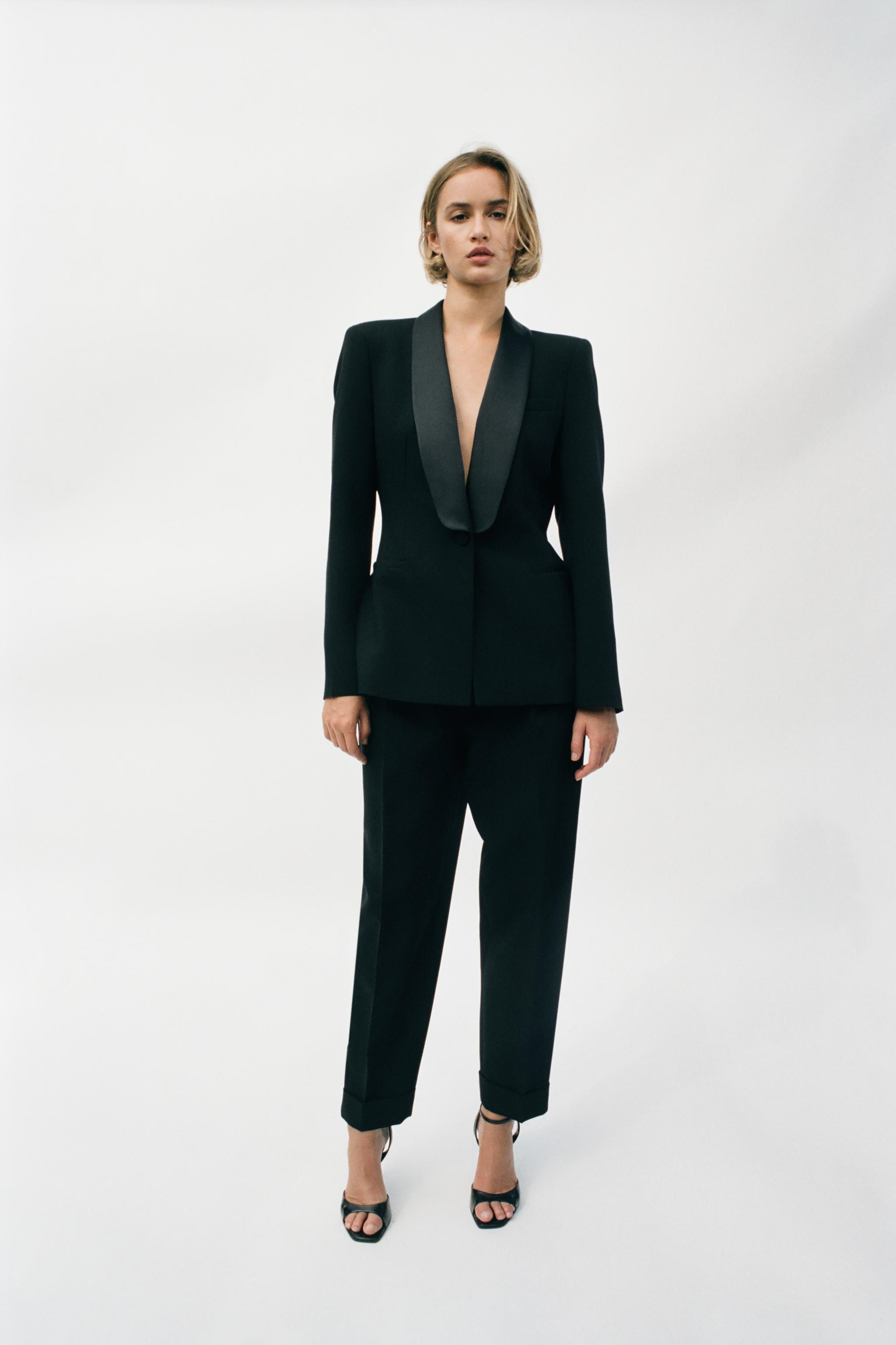 ANKLE TUXEDO PANTS | Zara US