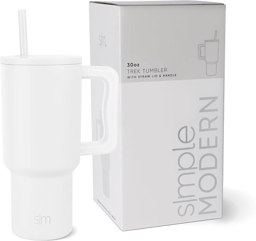 Simple Modern 30 oz Tumbler with Handle and Straw Lid | Insulated Cup Reusable Stainless Steel Wa... | Amazon (US)