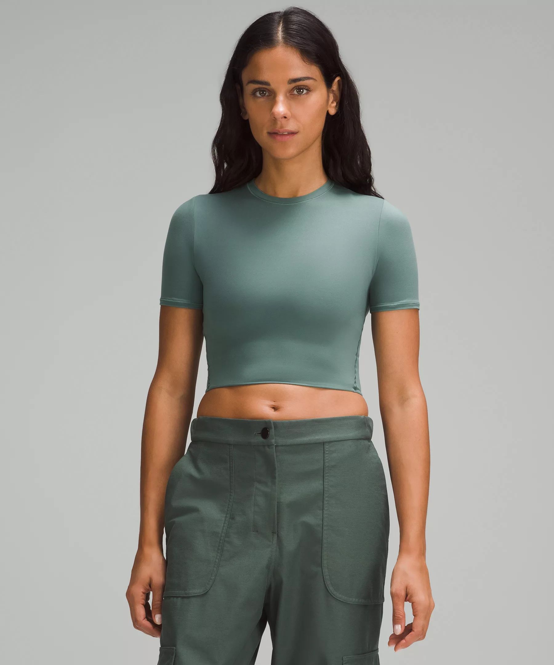 Crewneck Cropped T-Shirt | Women's Short Sleeve Shirts & Tee's | lululemon | Lululemon (US)