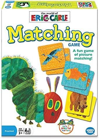 Wonder Forge Eric Carle Matching Game For Boys & Girls Age 3 To 5 - A Fun & Fast Animal Memory Ga... | Amazon (US)