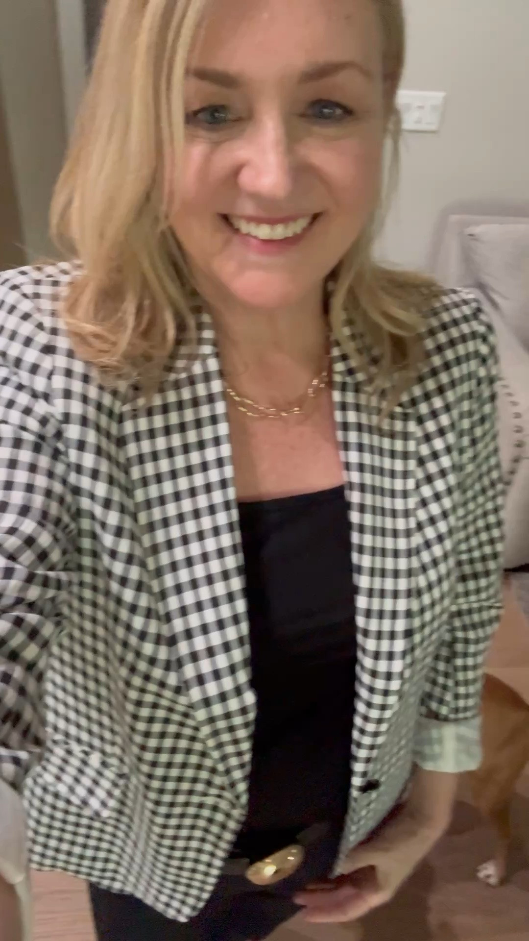 Gingham blazer @TJ Maxx

#LTKootd #LTKSeasonal #LTKdayinmylife