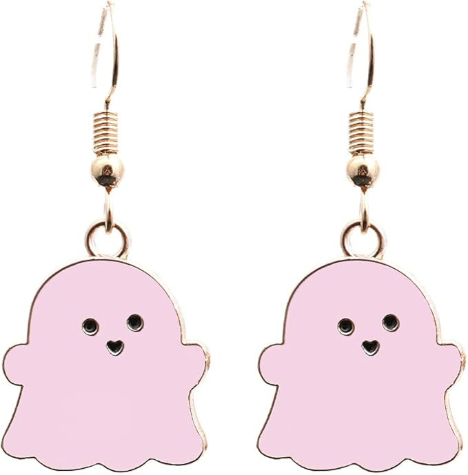 14K Gold Plated Dangle Earrings for Women Personalized Ghost Earrings for Women Gift for Wedding ... | Amazon (US)