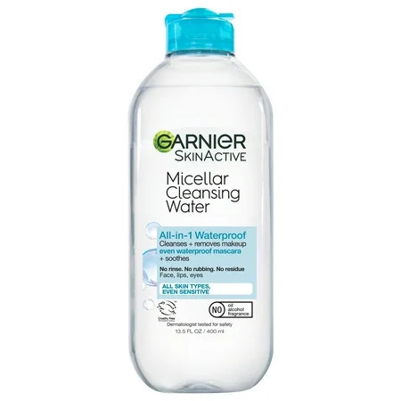 Garnier SkinActive Micellar Cleansing Water All in 1 Removes Waterproof Makeup, 13.5 fl oz | Walmart (US)