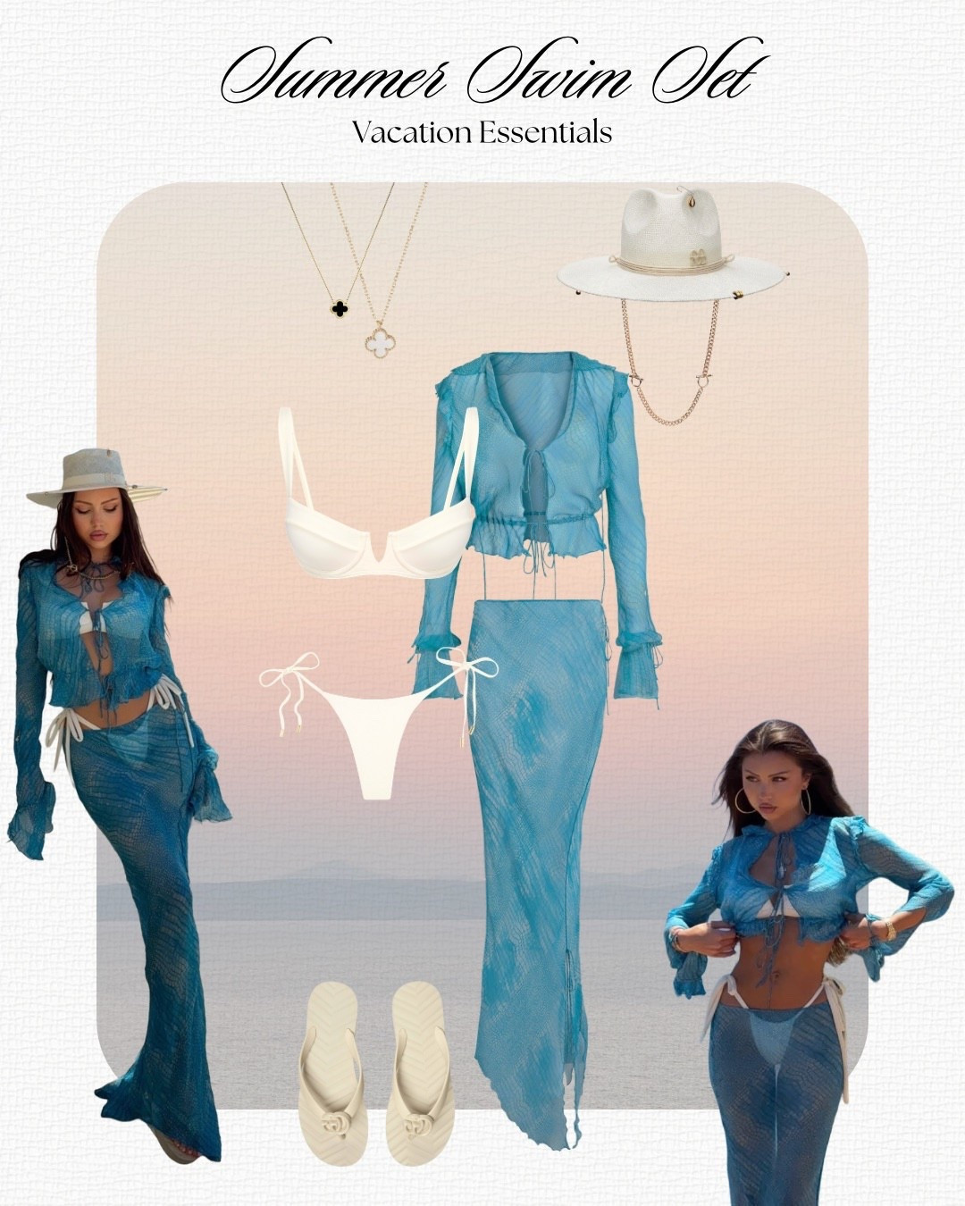 Elevated summer swim set for your next coastal escape 🩵

#LTKtravel #LTKswimwear #LTKeurope