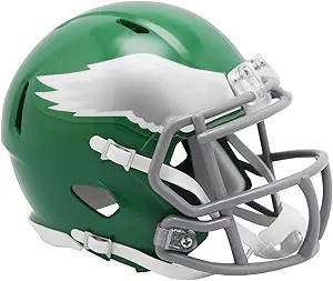 Riddell Philadelphia Eagles NFL 2023 On Field Alternate Mini Speed Helmet (Kelly Green) | Amazon (US)