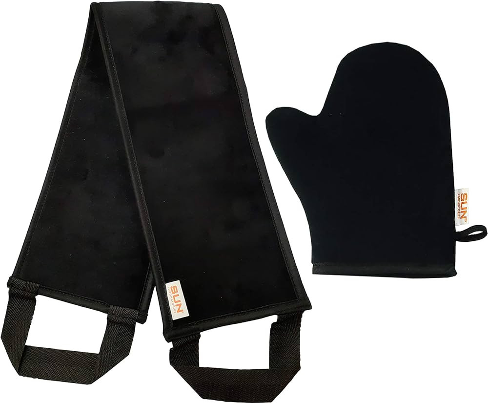 Tanning Mitt and Back Tanning Strap Kit Self Tanning Lotion Applicators | Amazon (US)