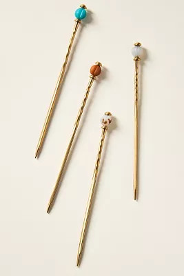 The Mediterranean Dish Cocktail Picks, Set of 4 | Anthropologie (US)