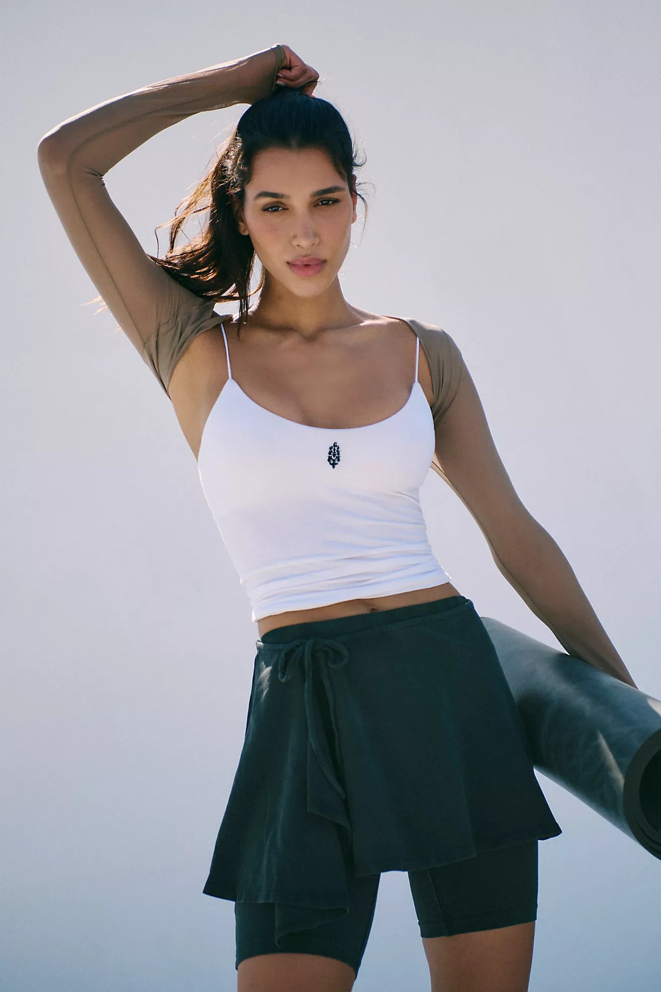 My Tie Skirted Bike Shorts | Free People (Global - UK&FR Excluded)