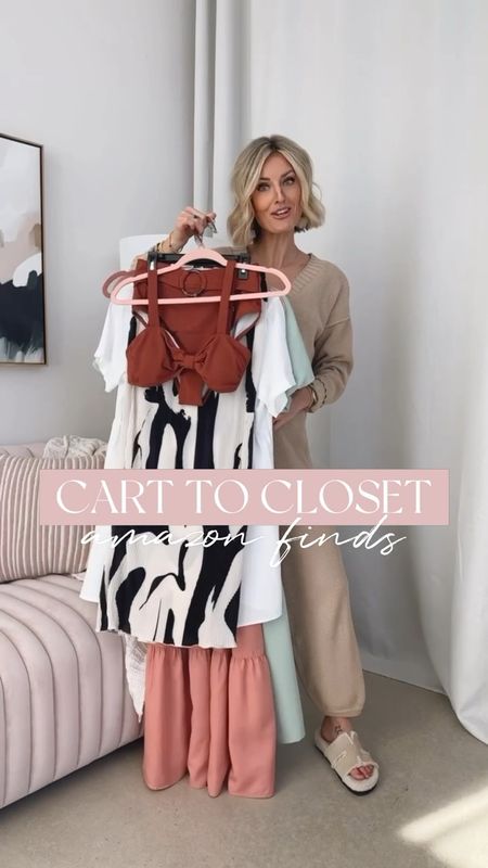 Amazon finds from my cart to closet 👏 I am wearing a size small in most pieces! The swimsuits are truly so good! 

Loverly Grey, vacation outfits 

#LTKswim #LTKSeasonal #LTKstyletip