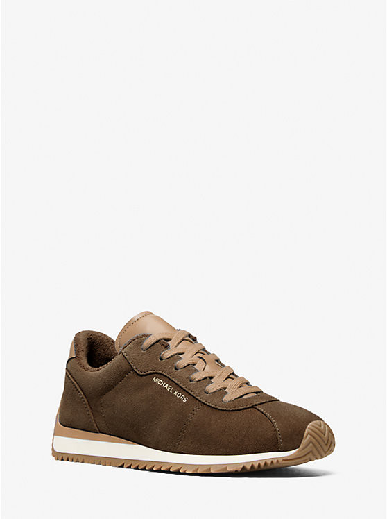 Rhodes Two-Tone Suede Trainer | Michael Kors US
