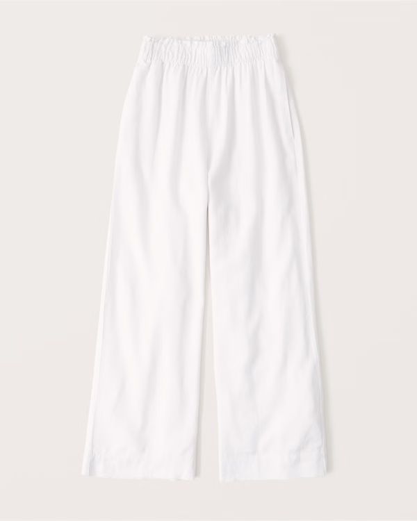 Linen-Blend Cropped Wide Leg Pants
					



		
	



	
		Exchange Color / Size
	



	

	

		

				... | Abercrombie & Fitch (US)