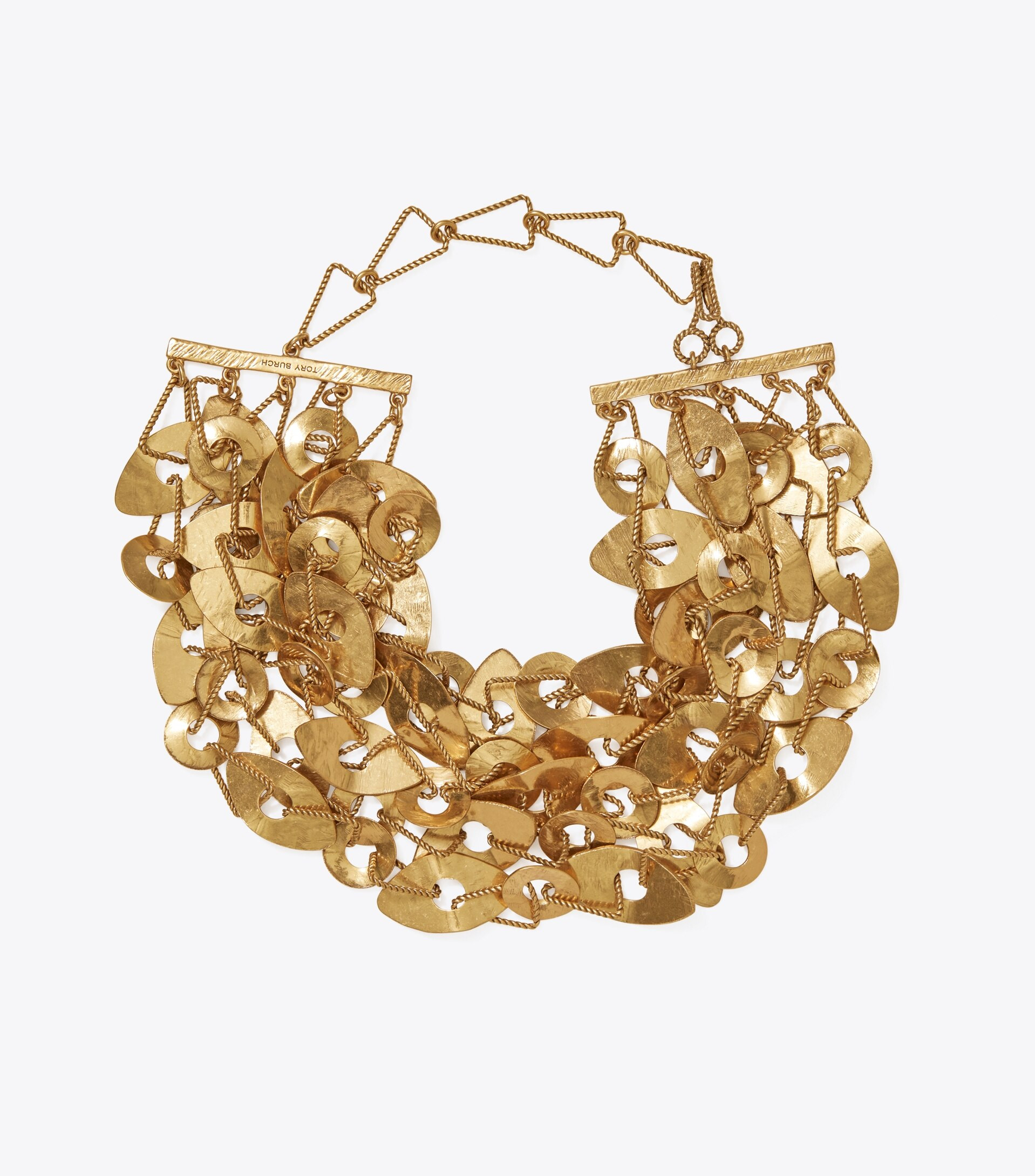 Laubcollier mit Kettengliedern | Tory Burch (US)