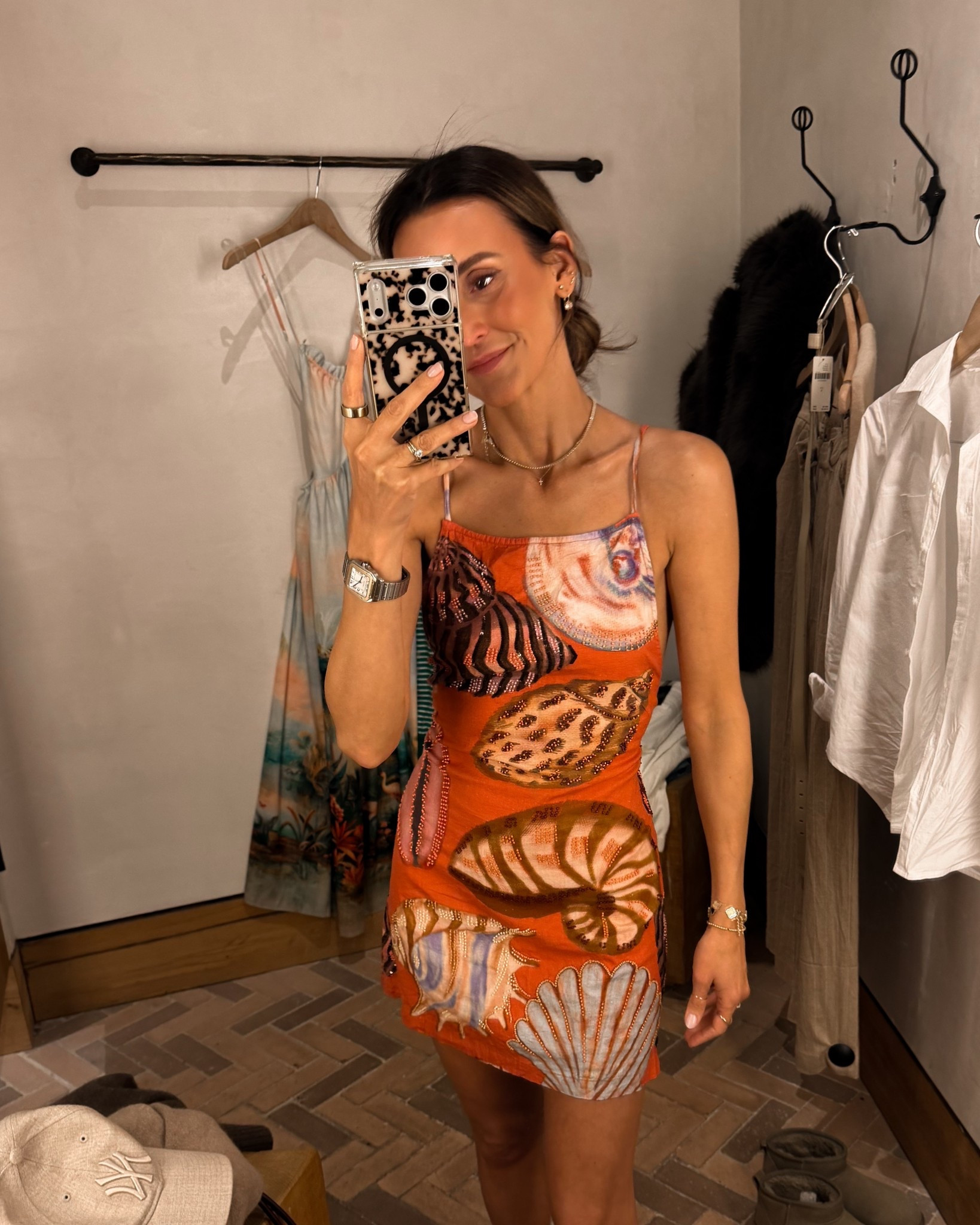 Finally found the resort dresses I tried on in store! this beaded mini dress is adorable! Wearing size xs, it has adjustable straps and an elastic back! Perfect for spring break beach vacation! 

#LTKTravel #LTKootd