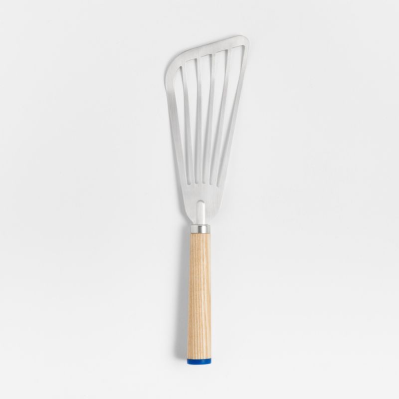 Stainless Steel Fish Spatula by Molly Baz | Crate & Barrel | Crate & Barrel