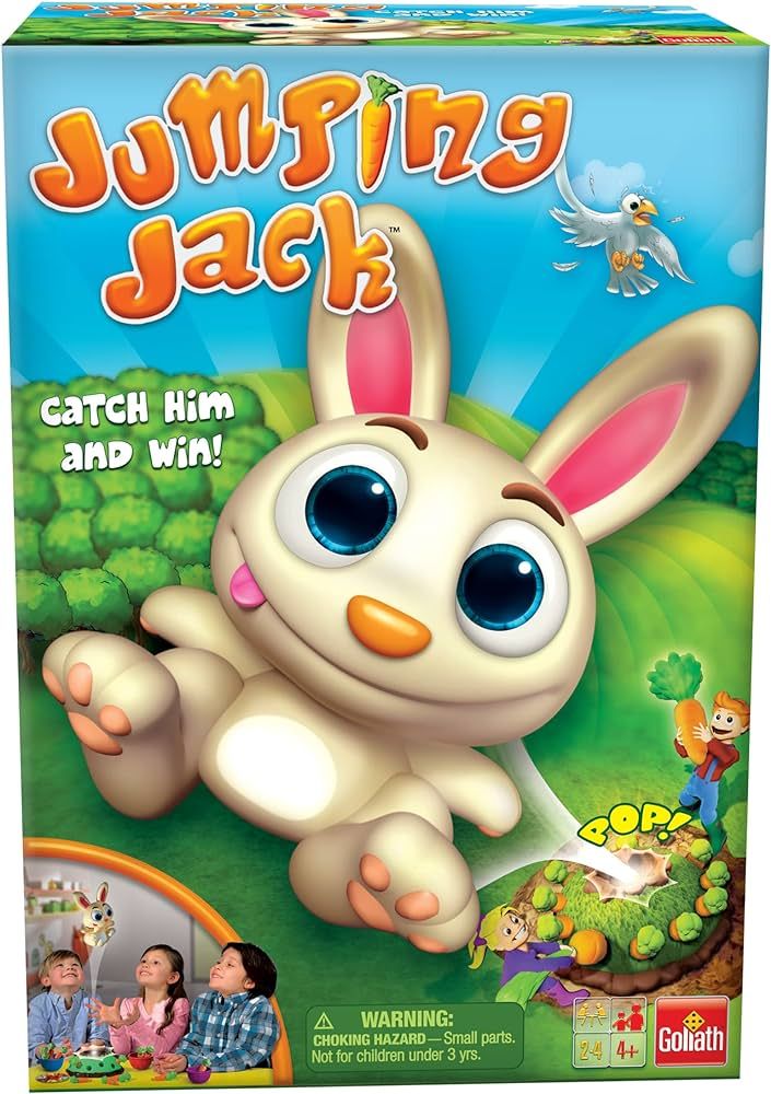Jumping Jack Game by Goliath — Pull Out a Carrot and Watch Jack Jump by Goliath | Amazon (US)