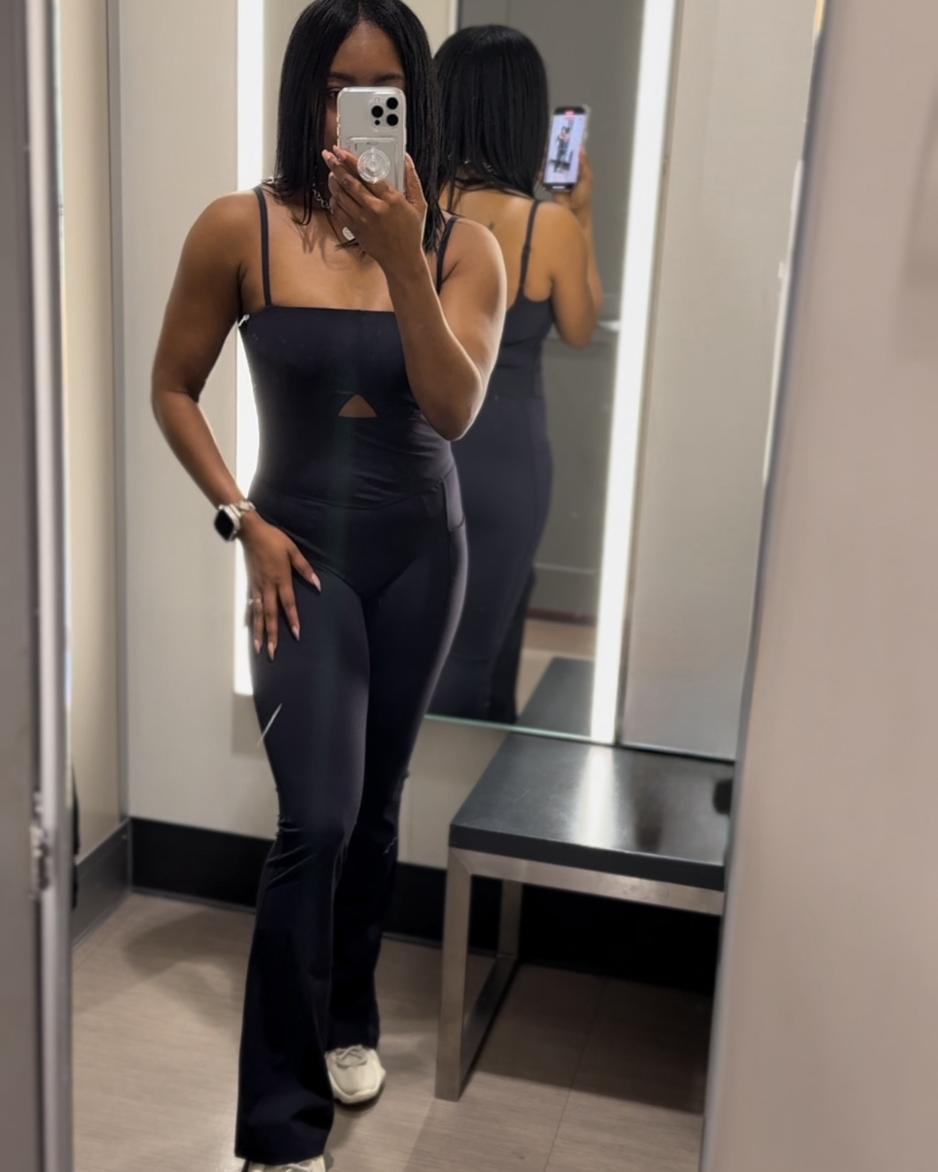 The Peekaboo Jumpsuit is everything I didn’t know I needed! 🖤💙 Here’s how I styled it for three versatile looks:

✨ Look 1: The Black Jumpsuit—sleek, simple, and perfect for workouts or errands. The flared legs and peekaboo cutout give it just the right amount of flair.

🔥 Look 2: The Black Jumpsuit layered with the Marshmallow Zip Sweatshirt. Cozy meets chic! The oversized sweatshirt adds warmth without sacrificing style, making it ideal for cooler days.

💙 Look 3: The Steel Blue Jumpsuit—a pop of color with the same flattering fit and comfort. This shade is perfect for standing out in and out of the studio.

Which look is your favorite—classic black or bold steel blue? Let me know below and shop the Blogilates x Target collection to grab yours before they’re gone!

#LTKfit #BlogilatesxTarget #ActivewearStyle #JumpsuitGoals #FlaredLegsDoneRight #CozyAndChic

#LTKWatchNow #LTKActive #LTKFitness