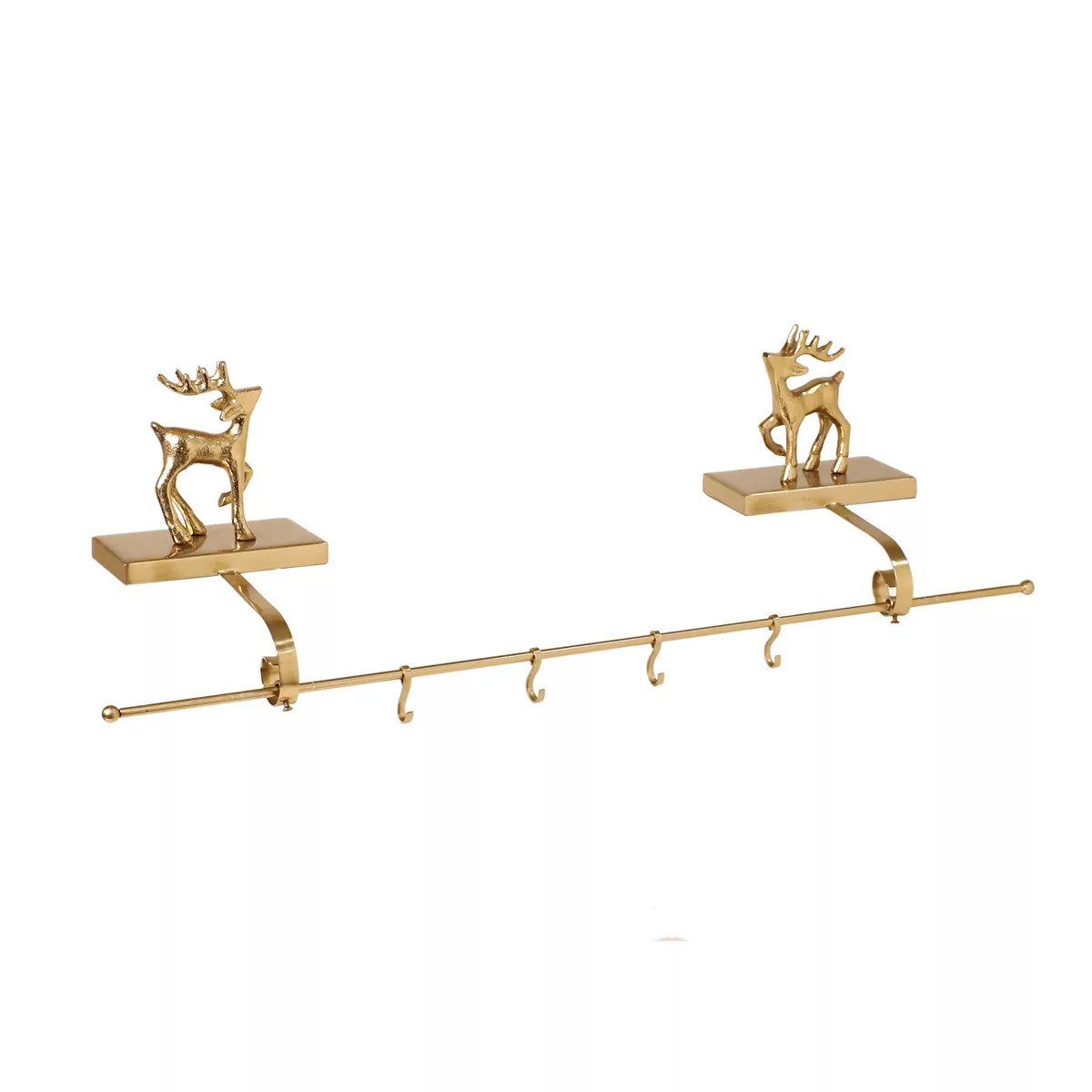 St. Nicholas Square® Gold Deer Multi-Hook Stocking Holder | Kohl's