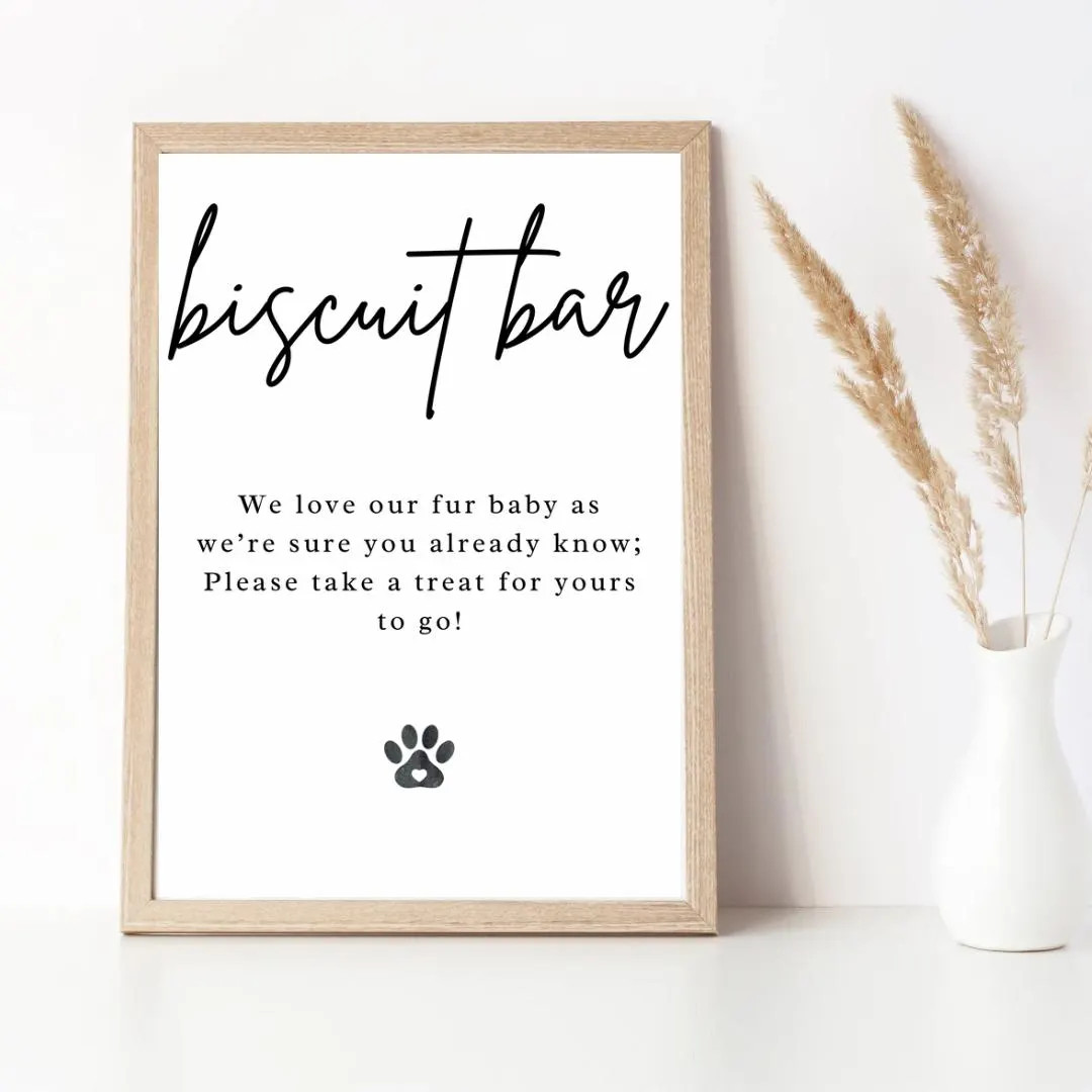 Wedding Sign Reception Party Instant Download Digital Product Wedding Decor DIY Signs Biscuit Bar... | Etsy (US)