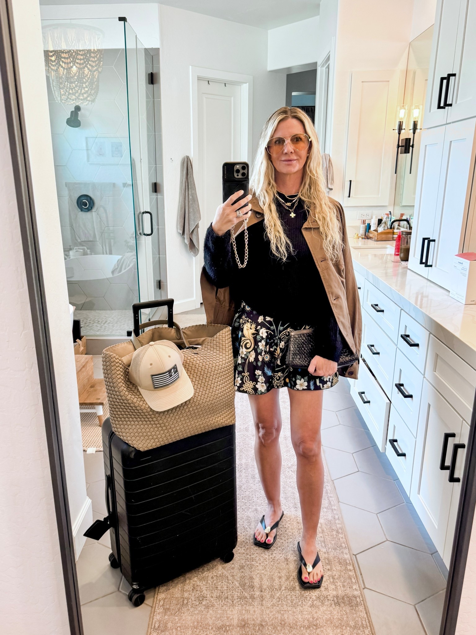Travel day look in layers and ready to go to dinner when we land ✈️ 

#LTKootd #LTKSeasonal #LTKTravel