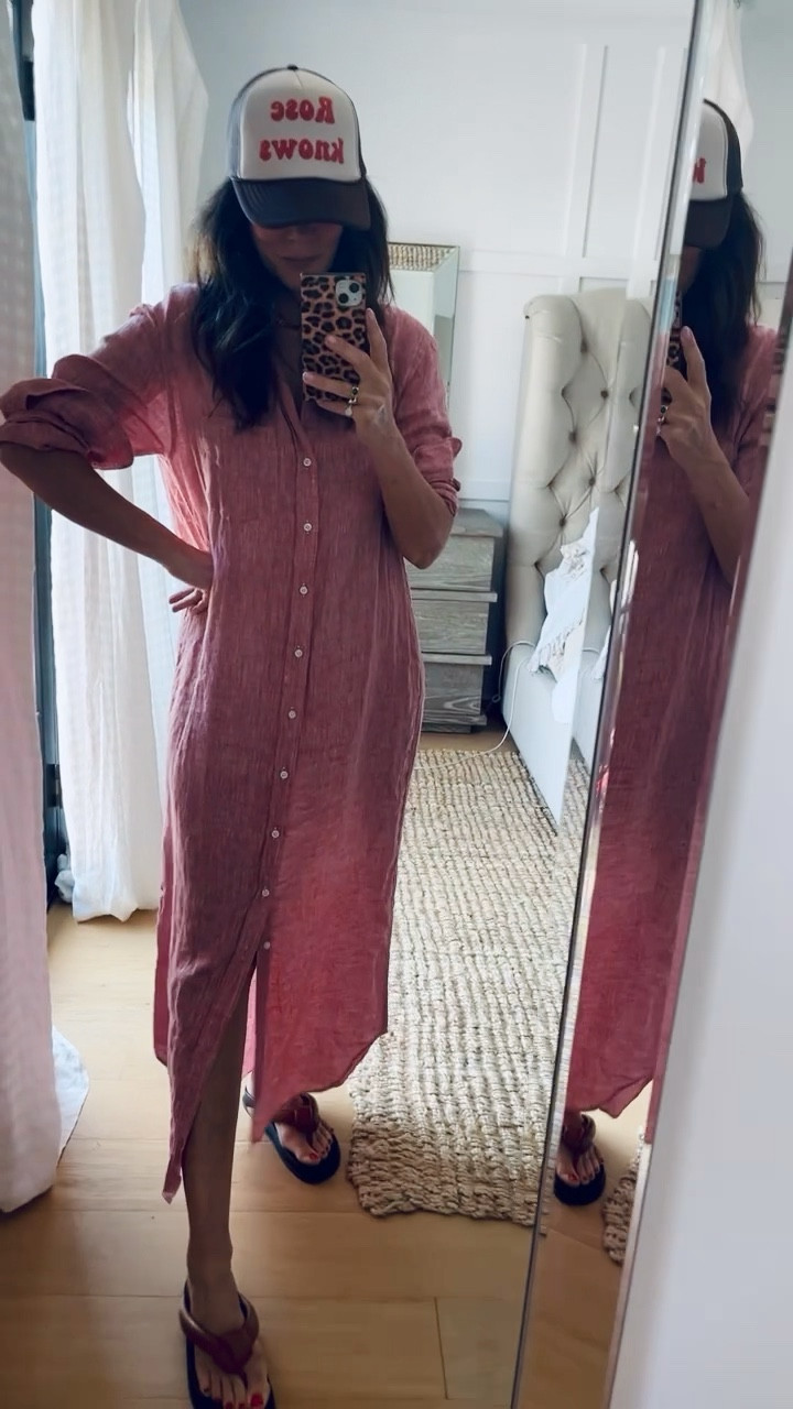 My linen beach shirt dress is on sale!!  Great for vacation or everyday summer dress or pool cover up 
Custom trucker hat under $20





#LTKOver40 #LTKFindsUnder50 #LTKSaleAlert