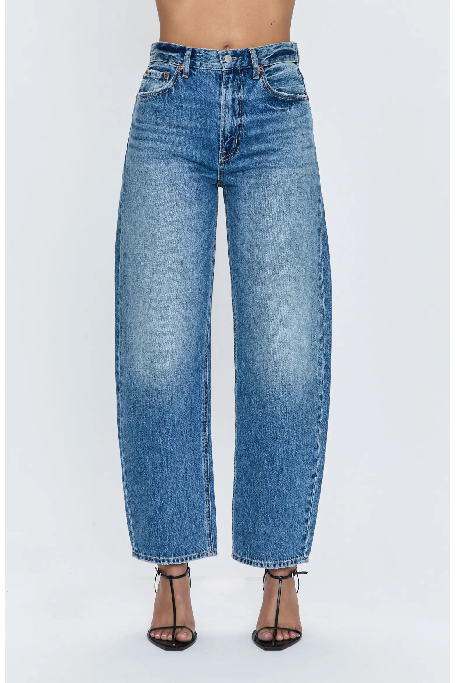 Pistola Wes High Waist Barrel Jeans (Women) | Nordstrom | Nordstrom
