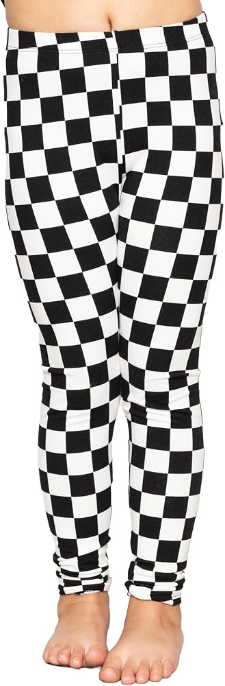 Oh So Soft Printed Girls Leggings | Kids Toddler Stretch Toddler Leggings | Youth Girls Size 2T -... | Amazon (US)