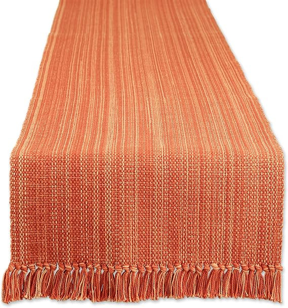 DII Variegated Tabletop Collection, Table Runner3x72, Spice | Amazon (US)