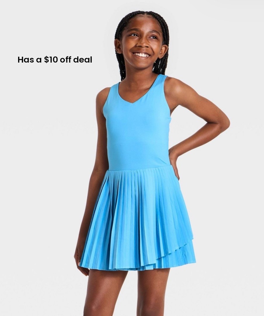 Girls dress - cute pleats and twist back details; comes in more colors 


@Target  #acticewear #girls #athleisure #under25 #budgetfriendly

#LTKSeasonal #LTKKids

#LTKSaleAlert