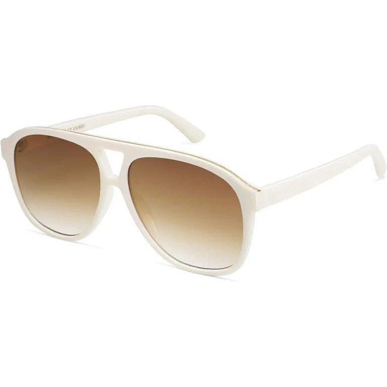 Retro Trendy Aviator Sunglasses for Women Men Classic Vintage UV400 Aviators SJ2315 | Walmart (US)