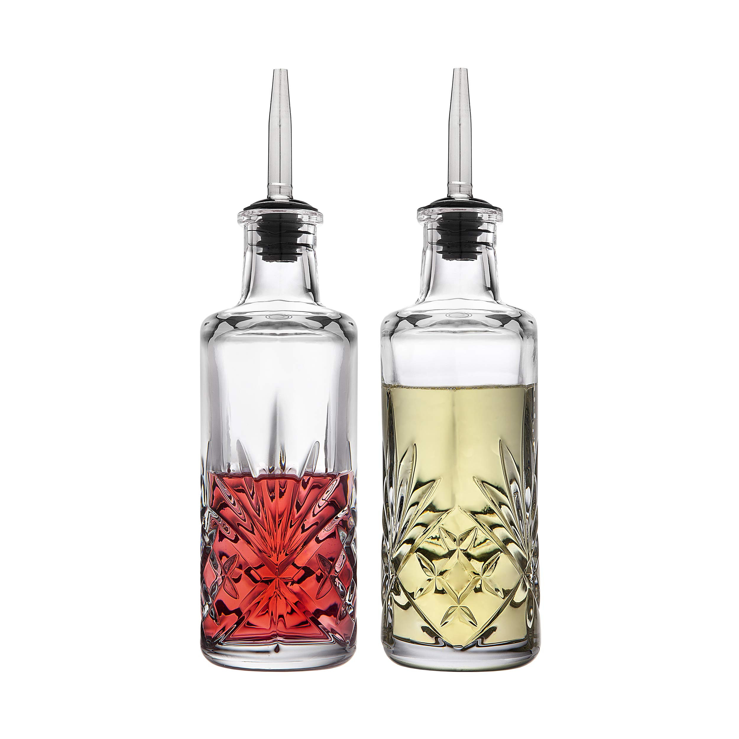 Godinger Oil and Vinegar Dispenser Cruet Set, Condiment Pourer Bottle - Dublin Collection | Amazon (US)