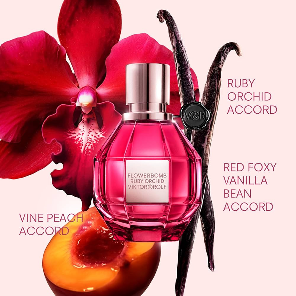 Amazon.com: Viktor&Rolf - Flowerbomb Ruby Orchid Eau de Parfum - Women's Perfume - Floral & Fruit... | Amazon (US)