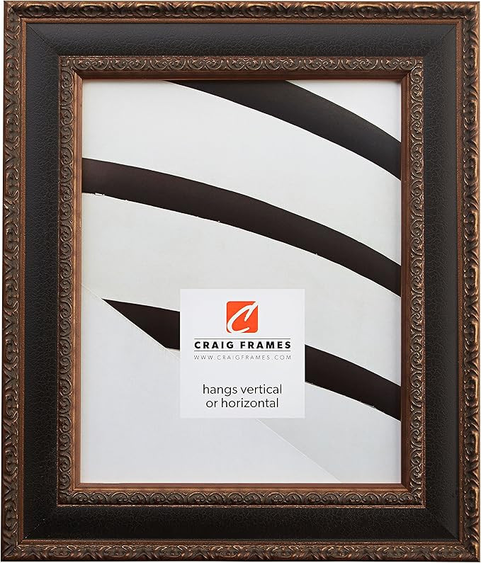 Craig Frames Galerie, Antique Gold and Black Picture Frame, 18 by 24-Inch | Amazon (US)