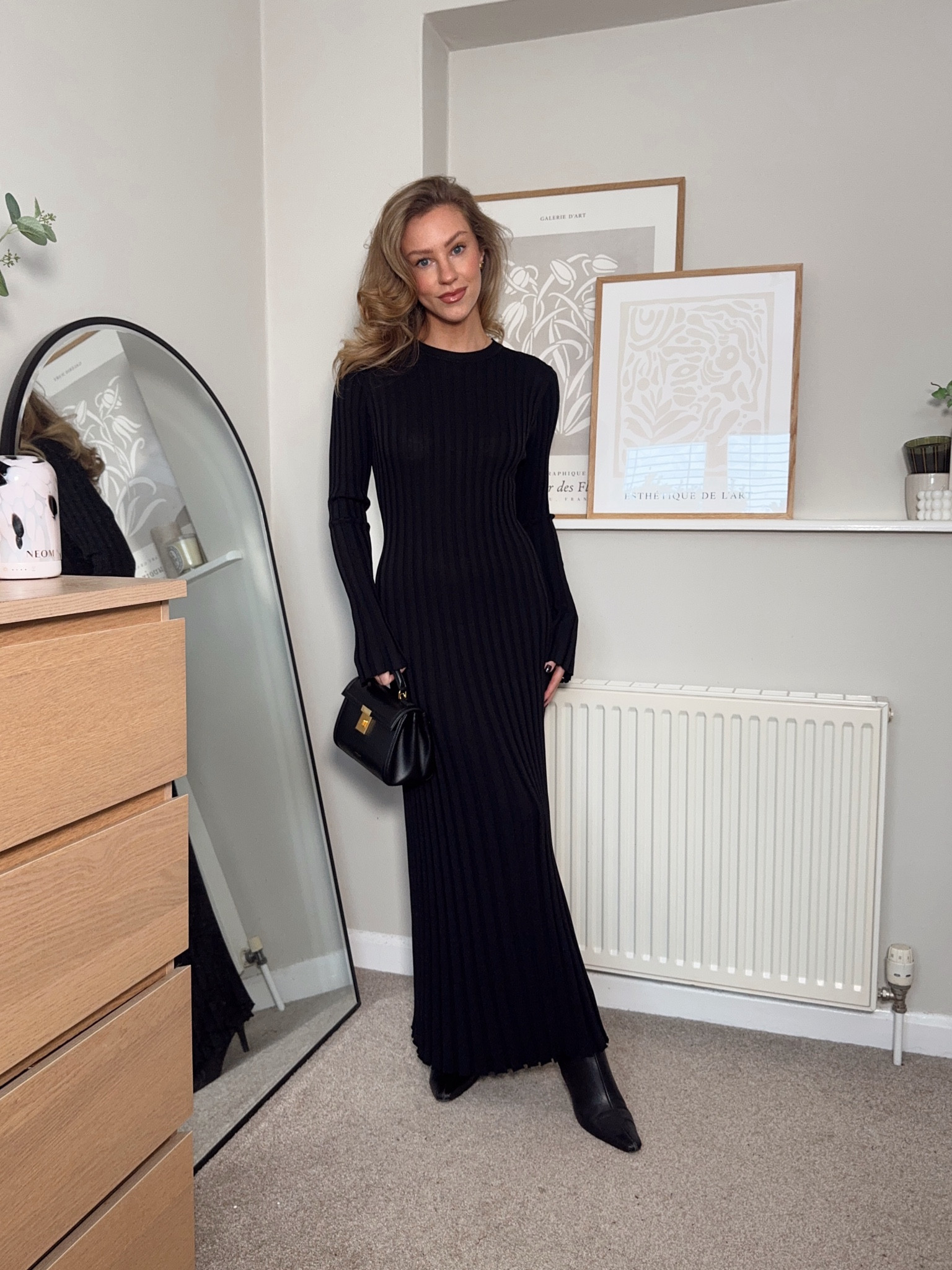 Knitted maxi dress, long black dress, capsule wardrobe, winter wardrobe essentials

#LTKstyletip #LTKuk #LTKwinter