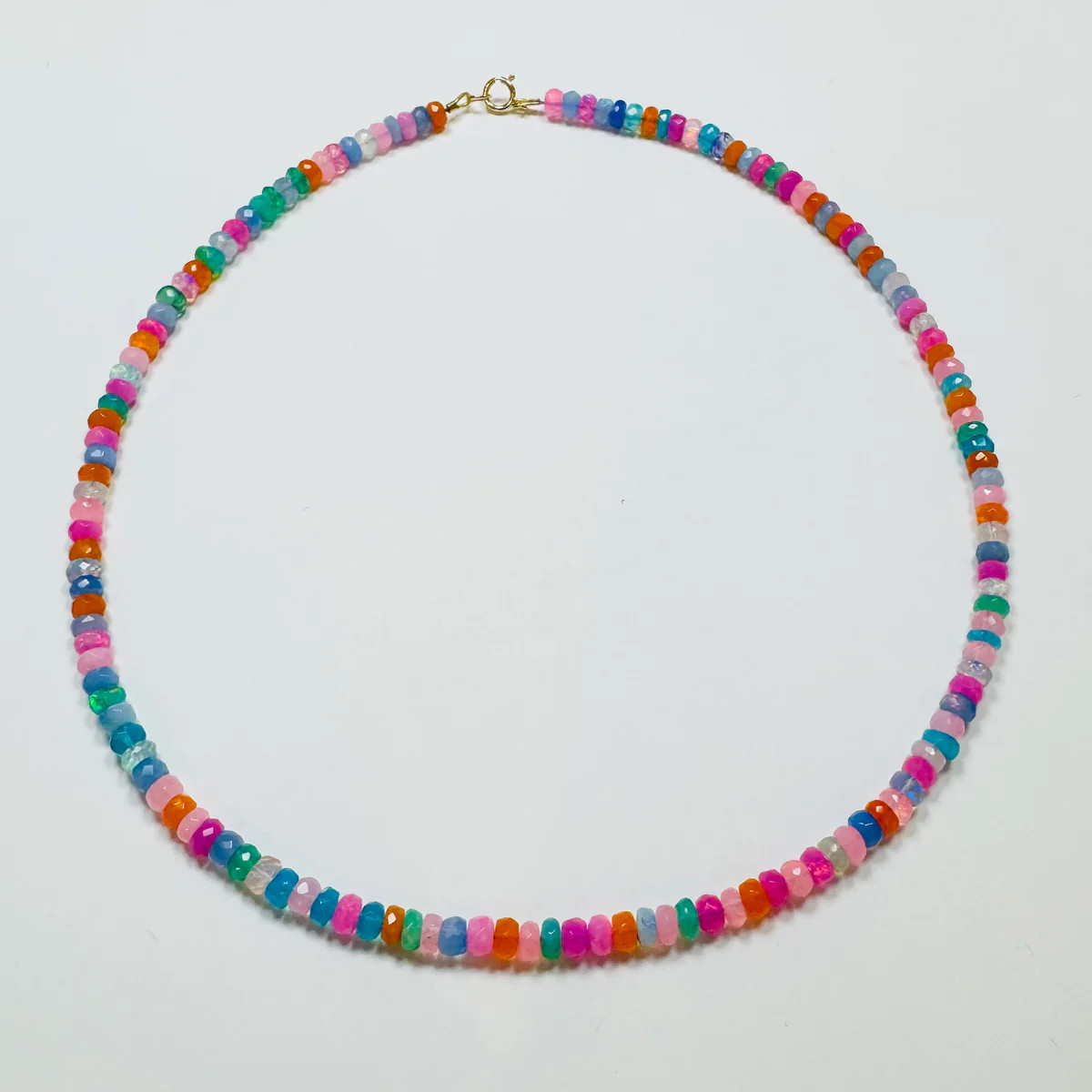 neon opal candy necklace | Theodosia Jewelry