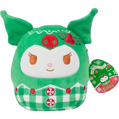 Squishmallows 8" Kuromi Christmas Plush - Official Kellytoy- Collectible Saniro Soft & Squishy Ho... | Target