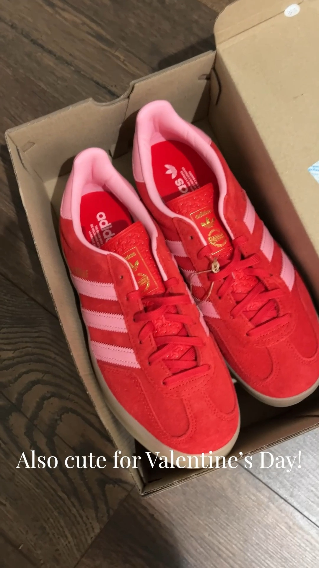 Red and pink Adidas Gazelle’s perfect for Valentine’s Dayy

#LTKootd #LTKSeasonal #LTKValentine