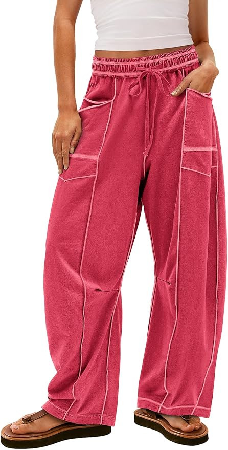 Yanekop Women's Baggy Wide Leg Palazzo Pants | Amazon (US)