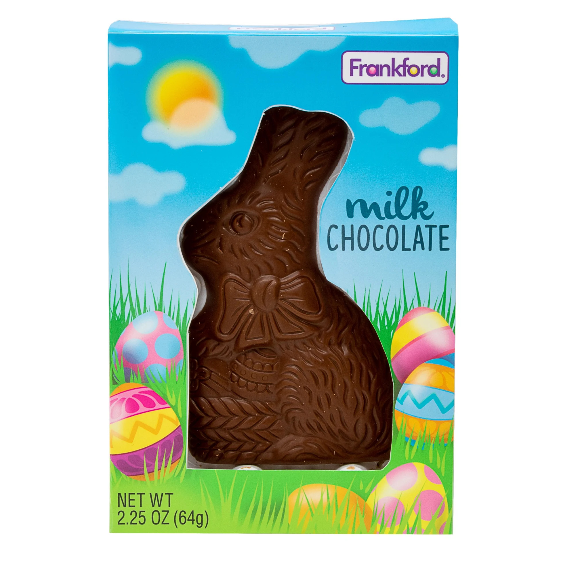 Frankford ,Easter Solid Milk Chocolate Bunny Candy, 2.25 oz, 1 Ct | Walmart (US)