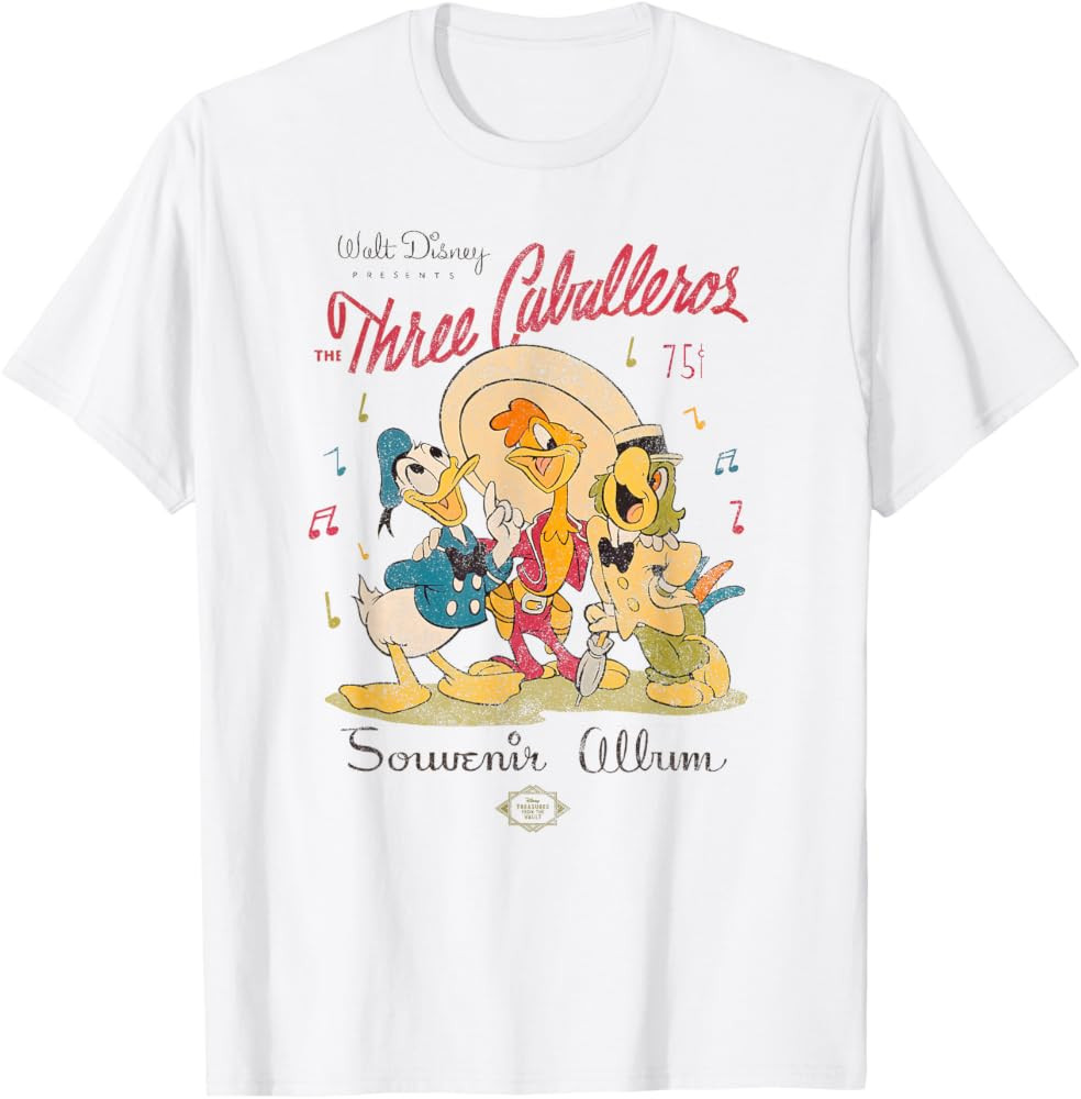 Disney The Three Caballeros Classic T-Shirt | Amazon (US)