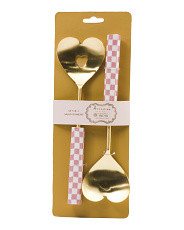Set Of 2 Gold Heart Servers | Pillows & Decor | Marshalls | Marshalls