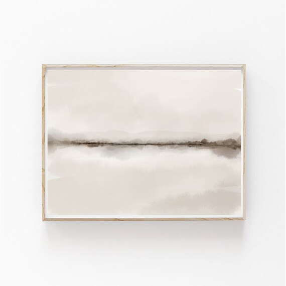 Abstract Water Color, Printable Art, Abstract Landscape, Minimal Art, Modern Wall Hangings, Digit... | Etsy (US)