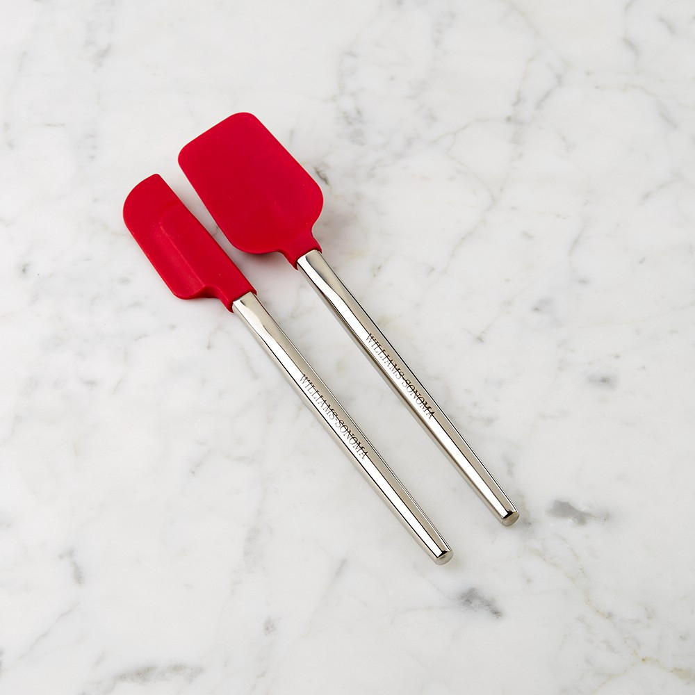 Williams Sonoma Silicone Mini Spatula &amp; Spoonula with Stainless-Steel Handle | Williams-Sonoma