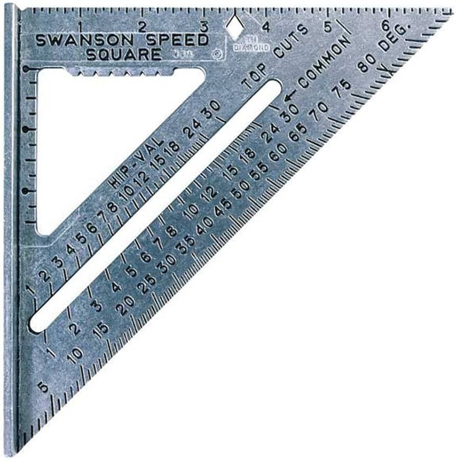 SWANSON Tool Co S0101 7 Inch Speed Square, Blue | Amazon (US)
