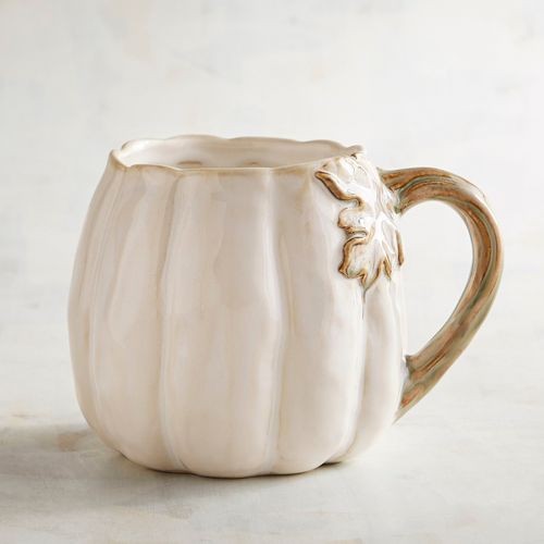 White Pumpkin Mug | Pier 1 Imports