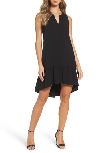 Women's Charles Henry High/low Ruffle Shift Dress | Nordstrom