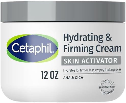 Cetaphil Skin Activator Hydrating & Firming Body Cream 12oz, Mandelic Acid (AHA) and Centella Asi... | Amazon (US)
