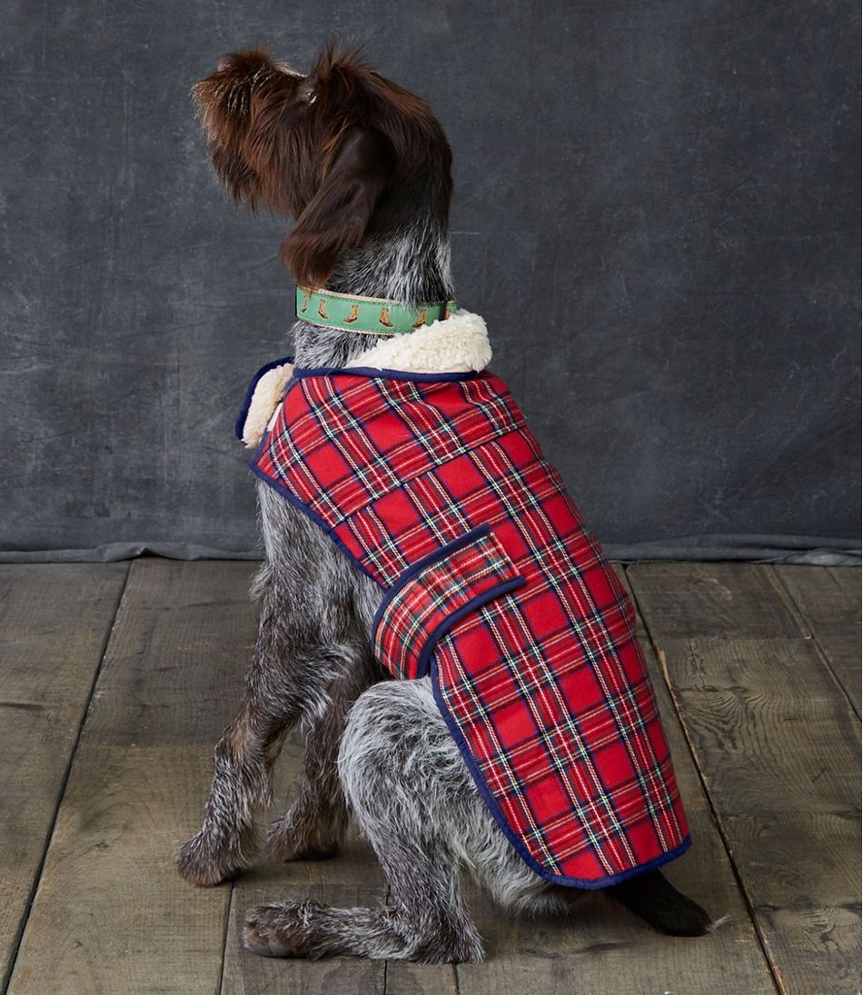 Flannel Sherpa Dog Vest | L.L. Bean