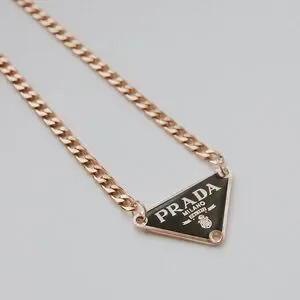 Prada Triangle Necklace | Poshmark